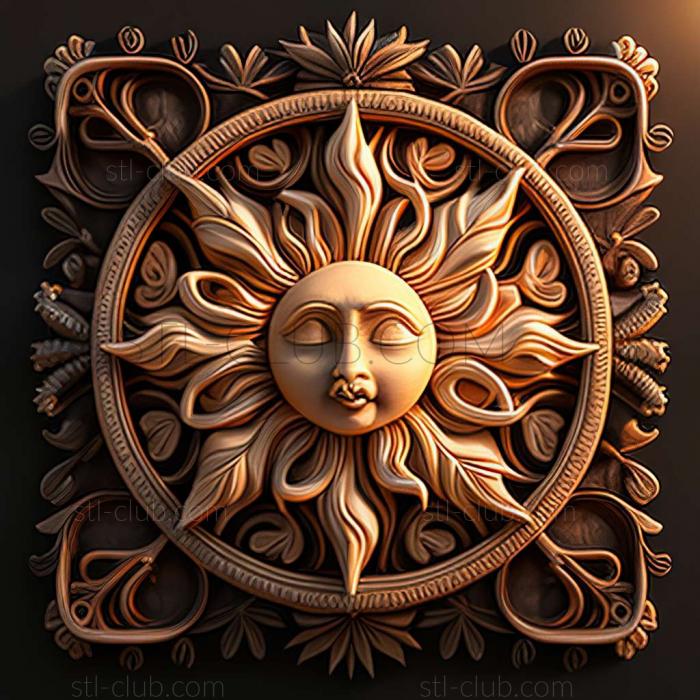 3D model sun (STL)